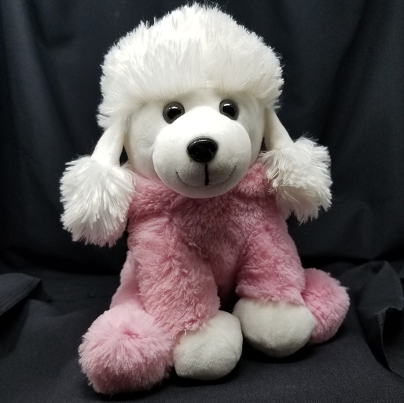 KELLY TOY PLUSH POODLE WITH PINK UNICORN COSTUME - Picture 6 of 9